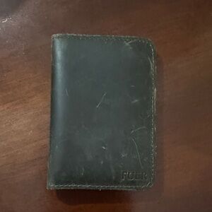 Black Leather Wallet for Men